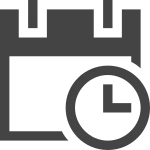 Calendar Clock SVG Icon